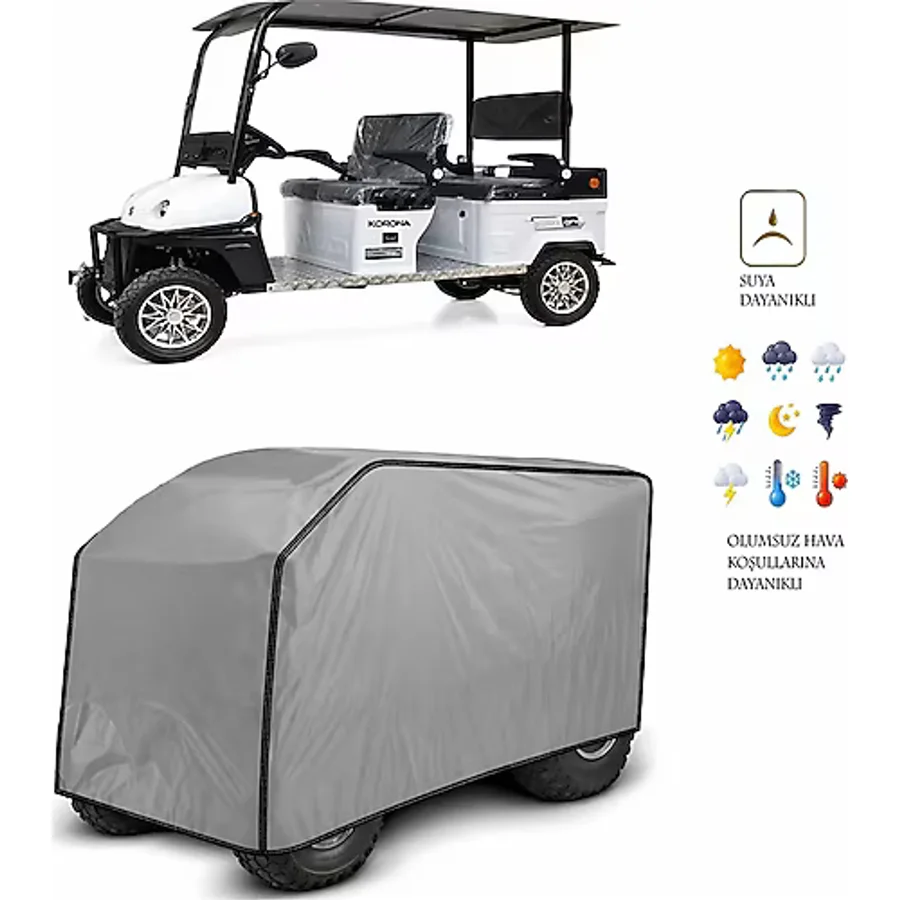Arora Polo Plus Kabinli 4 Tekerlekli Motor Brandası Su Geçirmez