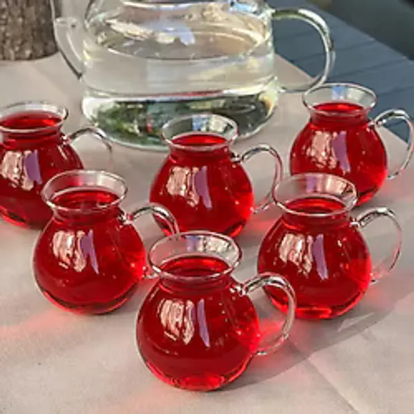 AROW 6 Parça Borosilikat Çay Bardağı