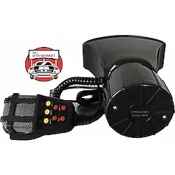 Ars 7 Sesli Mikrofonlu Megafon Siren 100 Watt Yüksek Sesli 12 Volt Dat Dat