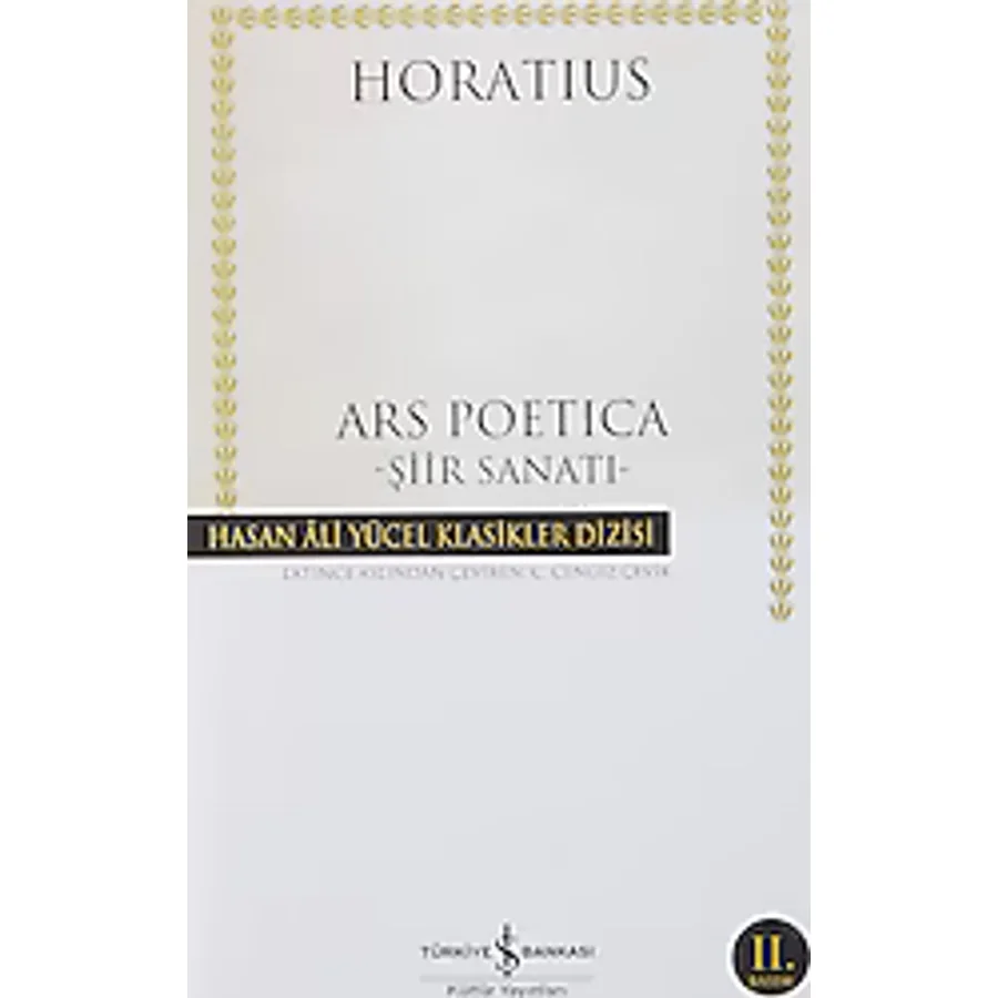 Ars Poetica: Şiir Sanatı - Horatius