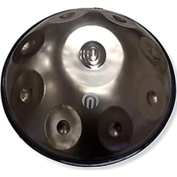 ARSHA Gri Renk Steel Handpan 9 Nota Re Minör Çanta Renkli Kuşak Bakım Yağı