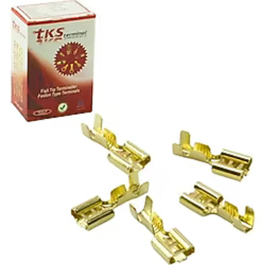 ARSVİSİON Sarı Kablo Pabuç (sf-2d) (300lük) Paket Fiyatı Dişi Fiş Tırnaklı