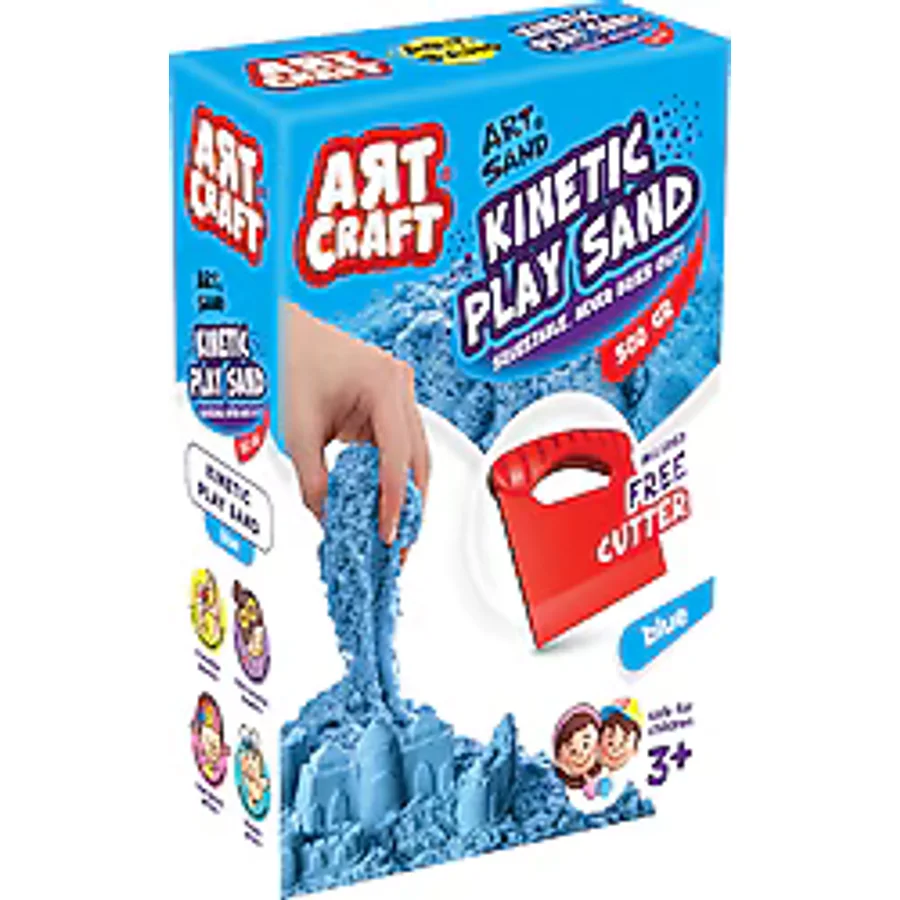 Art Craft Aksesuarlı Mavi Kinetik Oyun Kumu 500 gr 03686