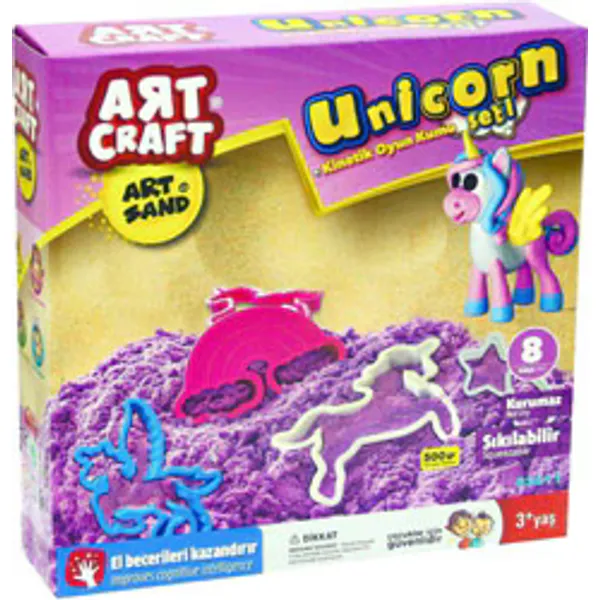 Art Craft Unicorn Kinetik Kum Seti 500 gr 03611
