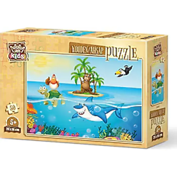 Art Kids Tatilci Tavuk 50 Parça Ahşap Çocuk Puzzle