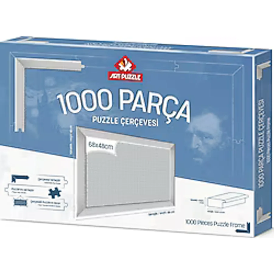 Art Puzzle 1000 Parça Beyaz Demonte Puzzle Çerçevesi