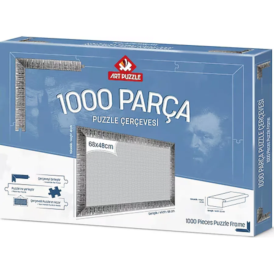 Art Puzzle 1000 Parça Gümüş Demonte Puzzle Çerçevesi