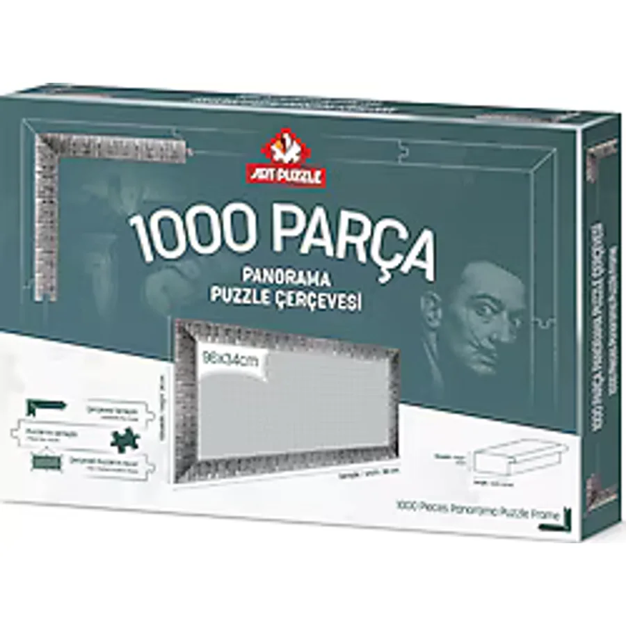 Art Puzzle 1000 Parça Panorama Demonte Puzzle Çerçevesi