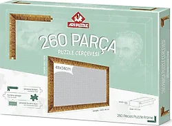 Art Puzzle 260 Parça Altın Demonte Puzzle Çerçevesi