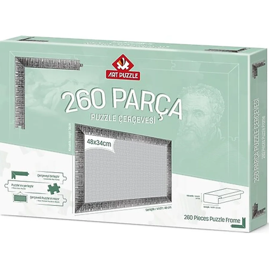Art Puzzle 260 Parça Gümüş Demonte Puzzle Çerçevesi