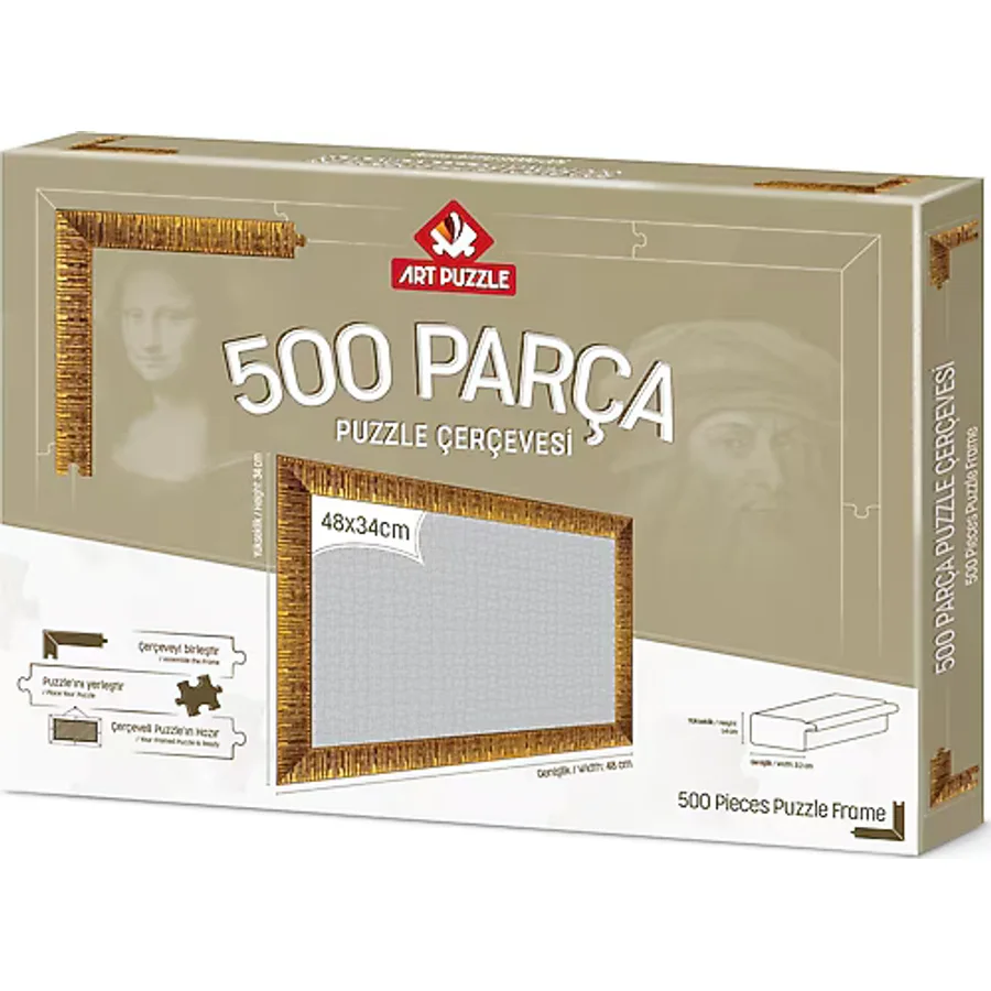 Art Puzzle 500 Parça Demonte Puzzle Çerçevesi
