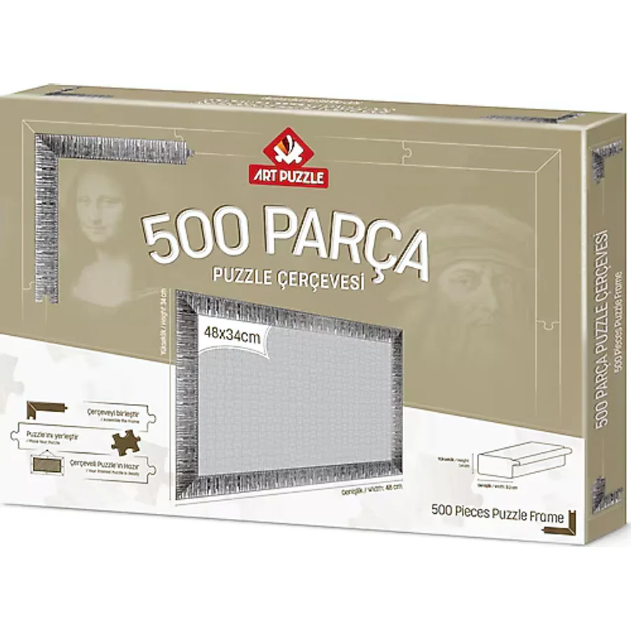 Art Puzzle 500 Parça Gümüş Demonte Puzzle Çerçevesi