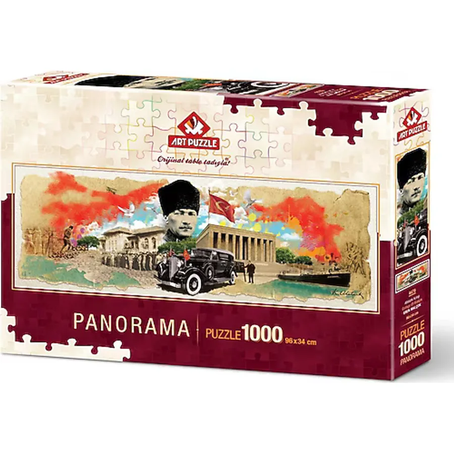 Art Puzzle Atatürk Kolajı Panorama Puzzle 1000 Parça 4476