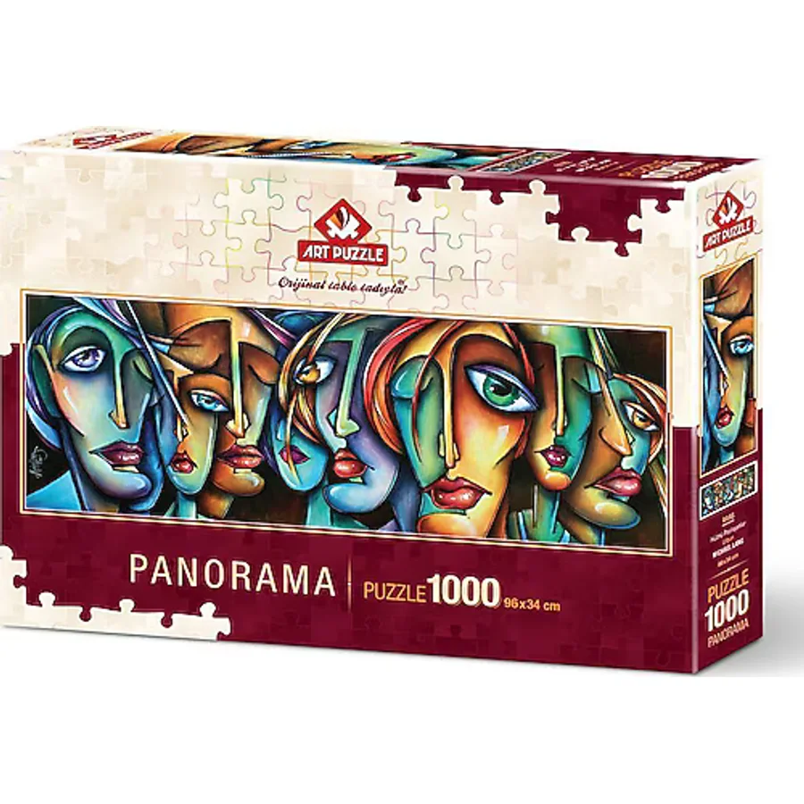 Art Puzzle Hüznü Paylaşanlar Panorama Puzzle 1000 Parça 4446