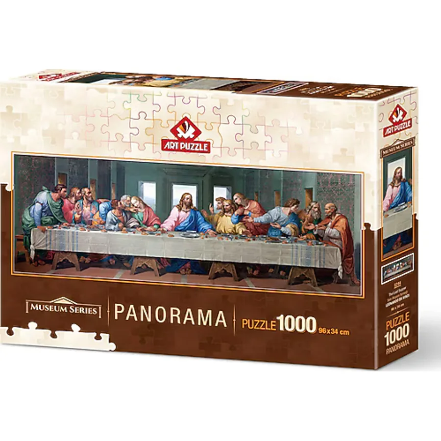 Art Son Akşam Yemeği Panorama Puzzle 1000 Parça 5244