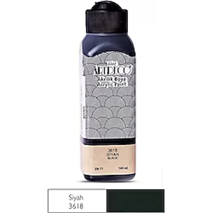 Artdeco 140 ml 3618 Siyah Akrilik Boya