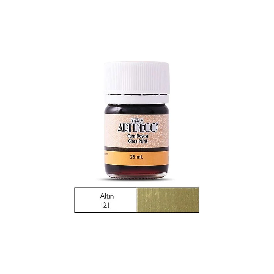 Artdeco 25 ml Altın Cam Boyası