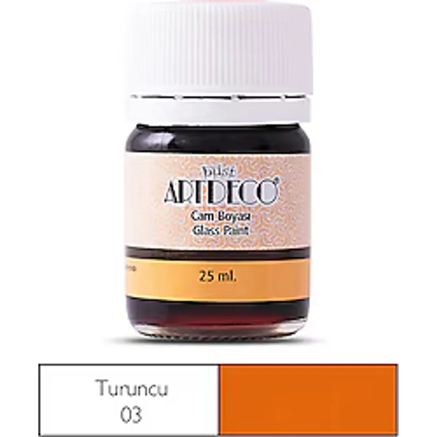 Artdeco 25 ml Turuncu Cam Boyası