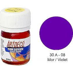 Artdeco Cam Boyası 25 ml Mor