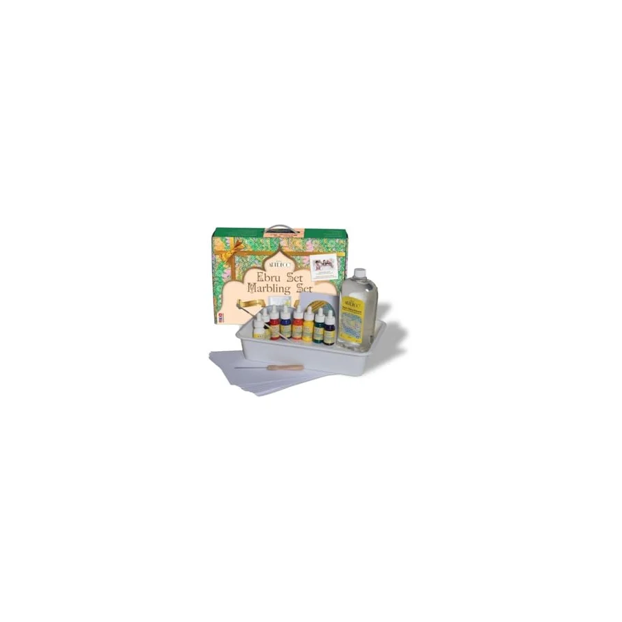 Artdeco Ebru Başlangıç Seti 8 Renk 30 Ml Damlalıksız