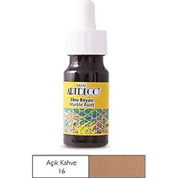 Artdeco Ebru Boyası 30Ml Açık Kahverengi No:16