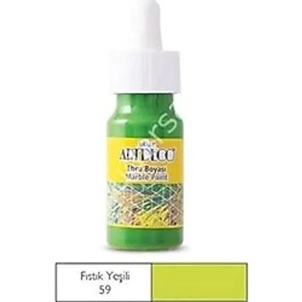 Artdeco Ebru Boyası 30Ml Fıstık Yeşili No:59