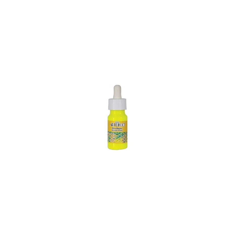 Artdeco Ebru Boyası, 30ml, Neon Sarı 91