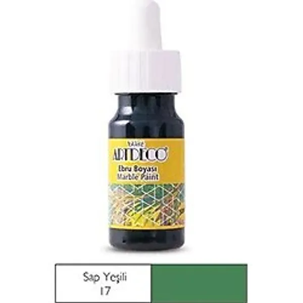 Artdeco Ebru Boyası 30Ml Sap Yeşili No:17