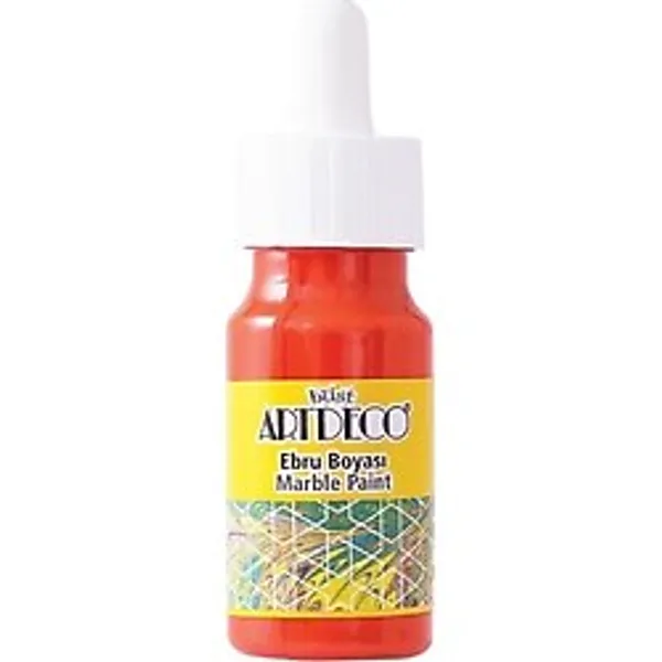 Artdeco Ebru Boyası 30Ml Turuncu 016B-03
