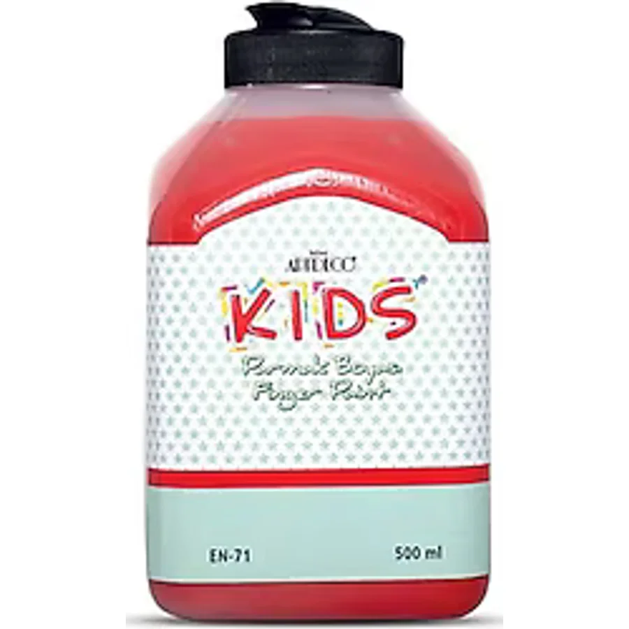 Artdeco Kids 500 ml Parmak Boyası Kırmızı