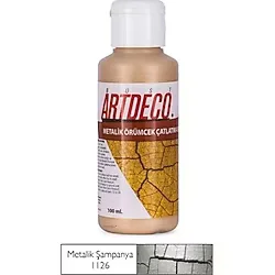Artdeco Örümcek Çatlatma Boyası 1126 Metalik Şampanya