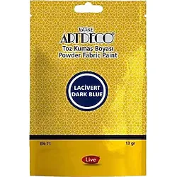 Artdeco Toz Kumas Boyasi 13Gr Lacivert - 2 Adet
