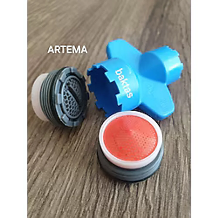 Artema 21,5mm gizli perlatör ( 22mm kırmızı )
