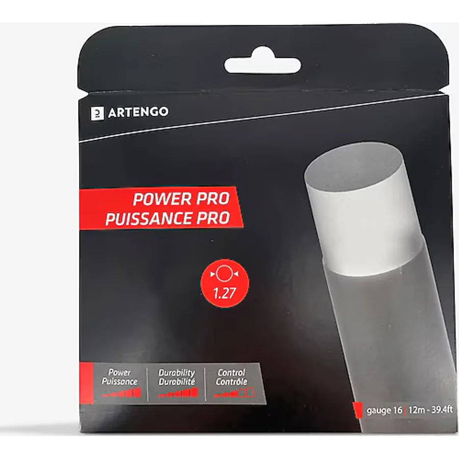 Artengo Monofilament Tenis Kordajı - 1.27Mm - Siyah - Ta Power Pro Decathlon