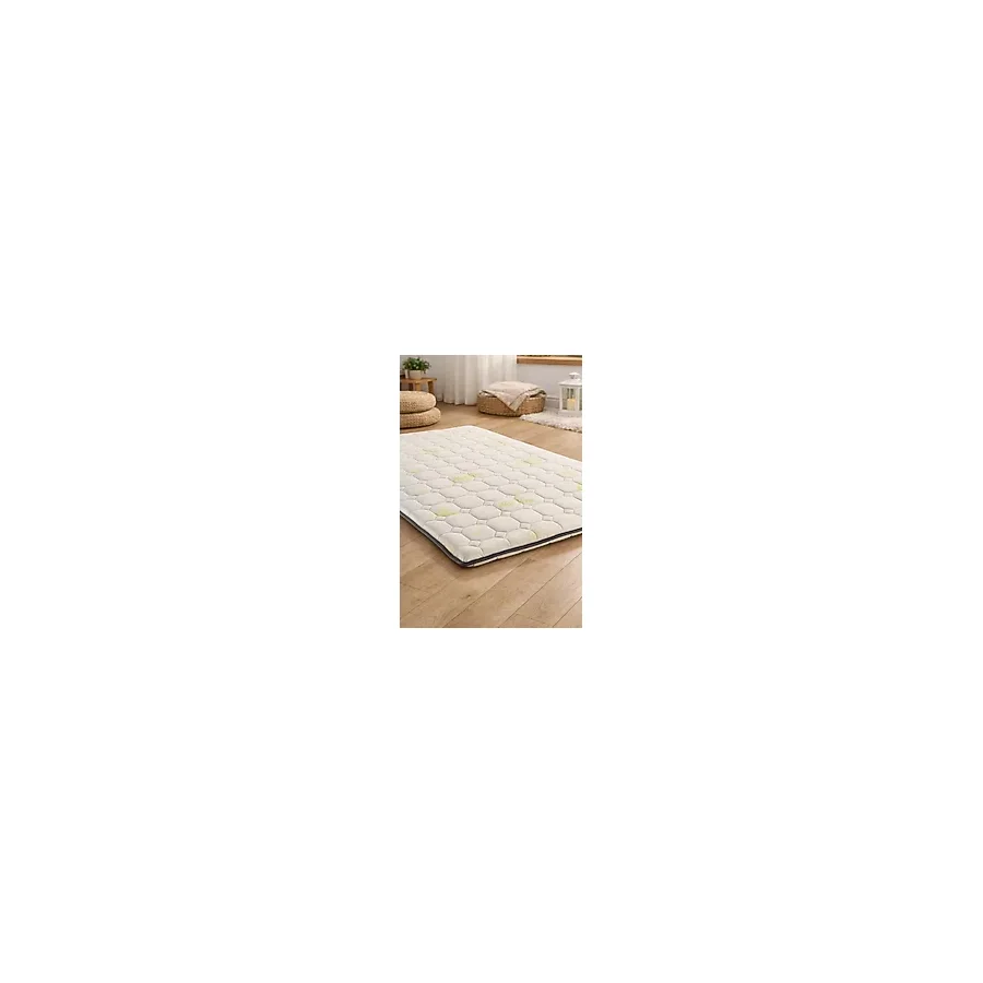 Artex Aloe 5cm Sünger Şilte 90x190 Ped Yatak Şiltesi Pedi Topper Katlanabilir Katlanır Beyaz