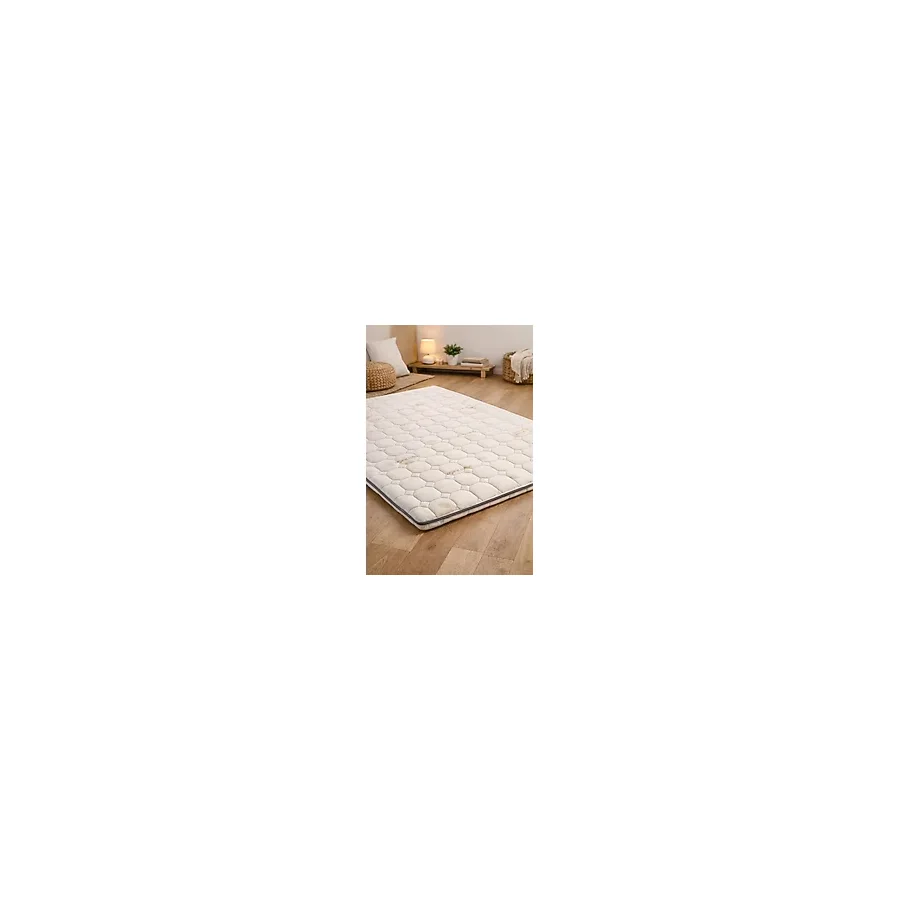Artex Cotton 5cm Sünger Şilte 100x200 Ped Yatak Şiltesi Pedi Topper Katlanabilir Katlanır Beyaz