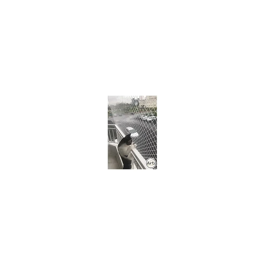 Artı Balkon Filesi 2,5x10 Mt Kedi Balkon Filesi Balkon Kuş Filesi Balkon Güvenlik Filesi