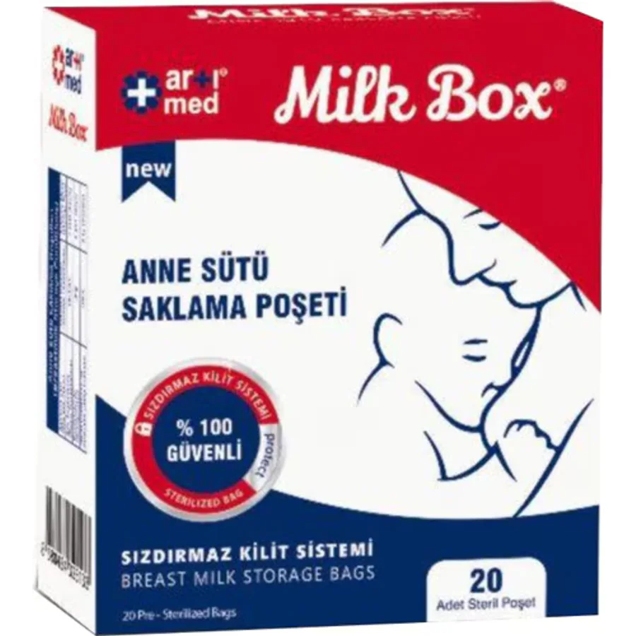 Artımed 20'li Süt Saklama Poşeti