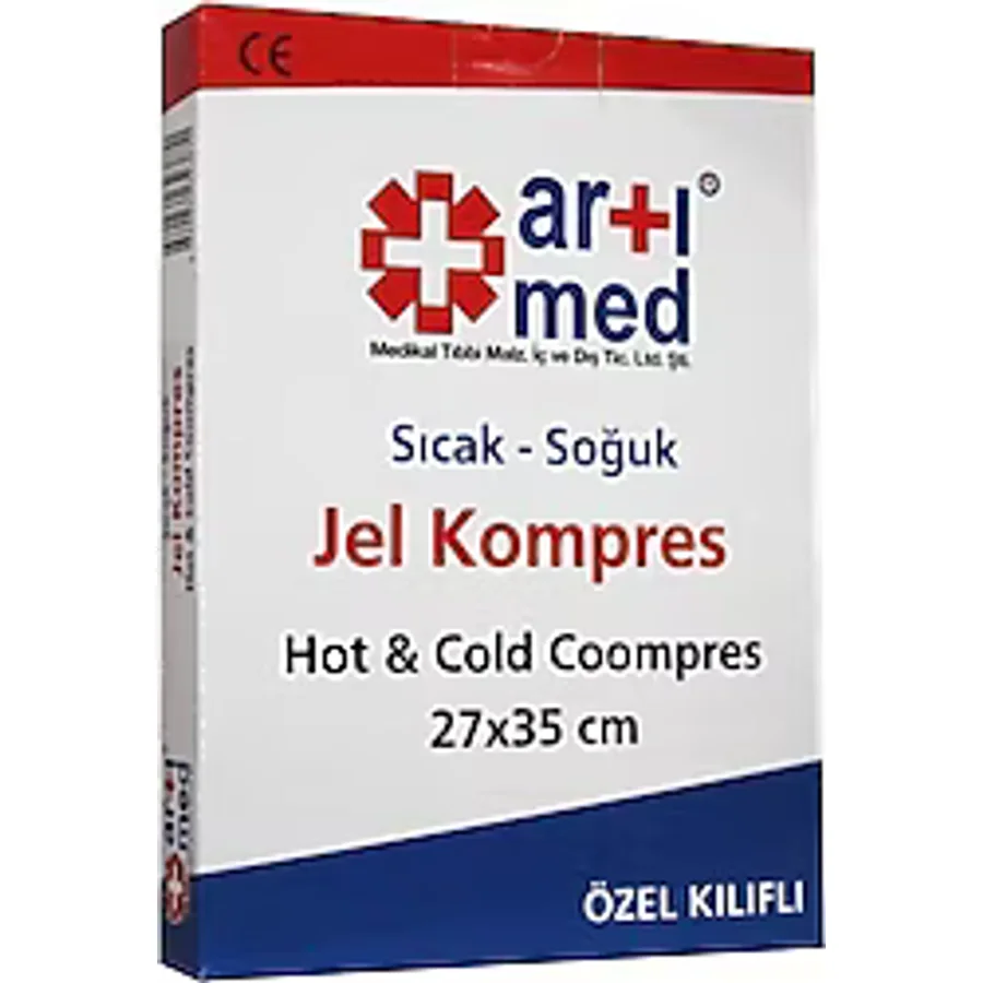 Artımed Kılıflı Büyük Boy 27x35 cm Jel Sıcak Soğuk Kompres