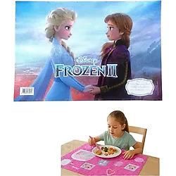 Artlantis Beslenme Bezi Kız Modeli Yıkanabilir 32X47 cm 1 Adet Beslenme Örtüsü Okul Öncesi Kreş Anasınıfı Ilkokul İçin Ideal - Mavi