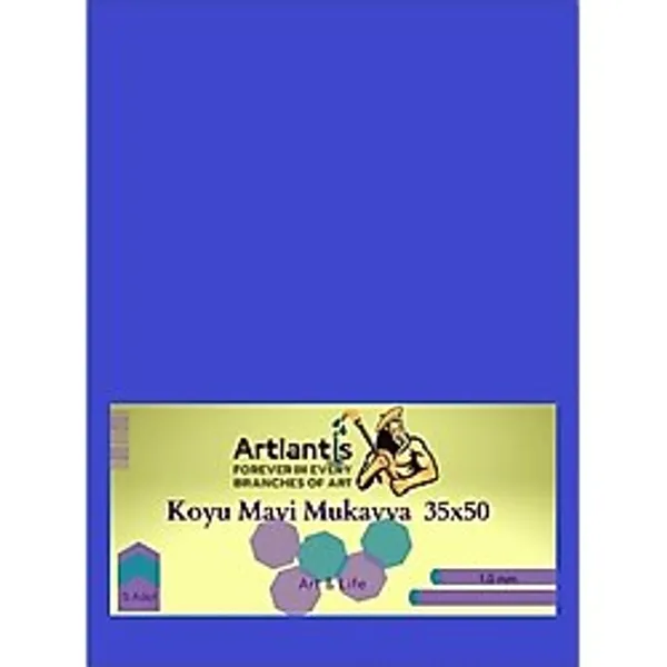 Artlantis Koyu Mavi Renkli Mukavva 35X50 5 Adet Artlantis Renkli Mukavva 5 Adet