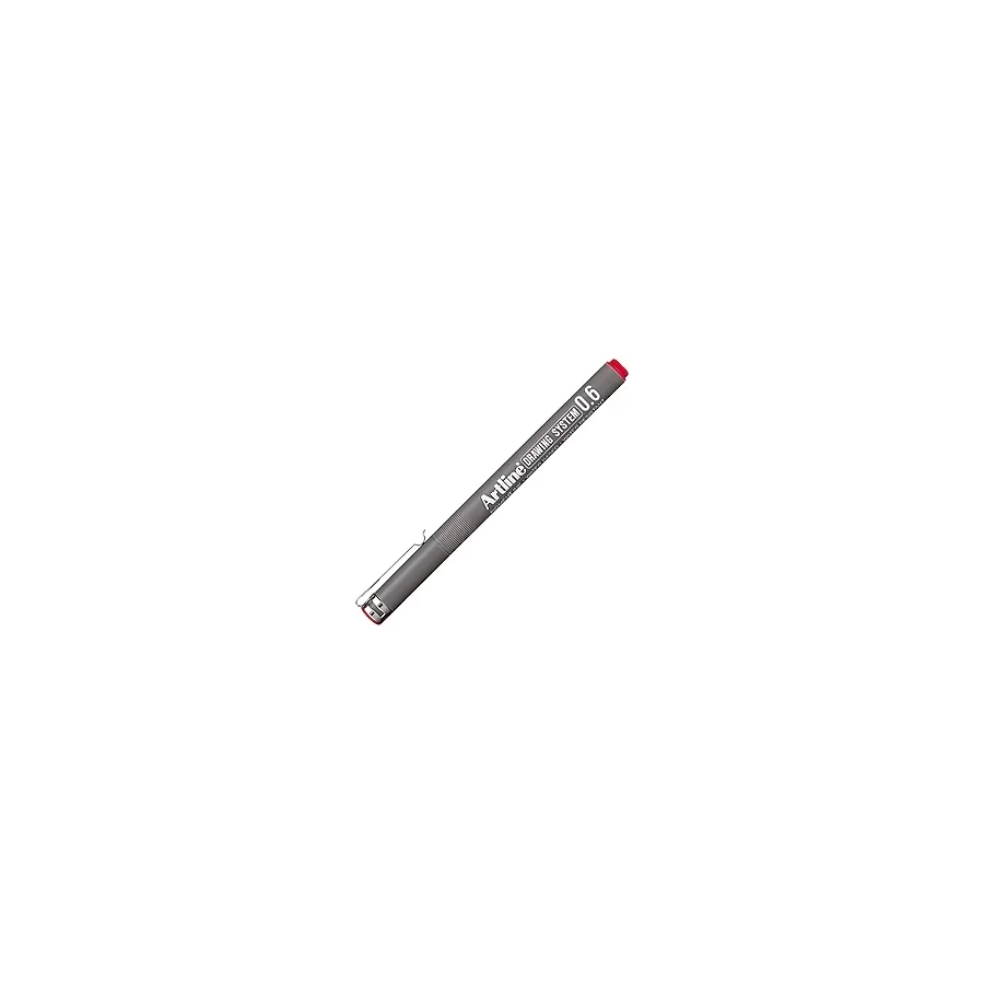 Artline : Drawing System Teknik Çizim Kalemi : 0,6 mm : Kırmızı