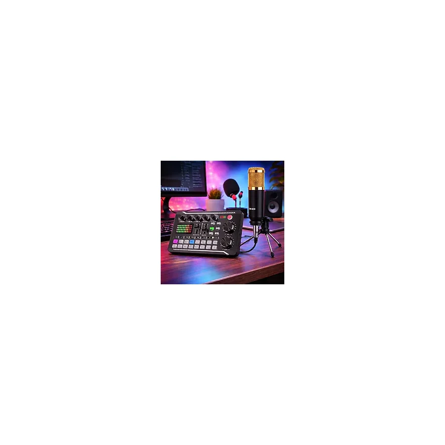 Artnest Profesyonel F998 Stüdyo Ses Mikseri Bluetooth, Dj & Canlı Yayın, Mikrofon Bağlantılı