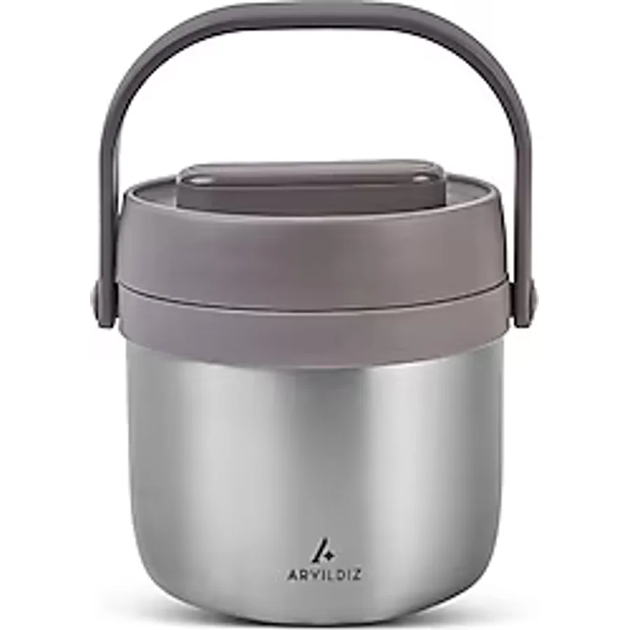 Aryıldız Bento Steel 1400 ml Yuvarlak Lunch Box