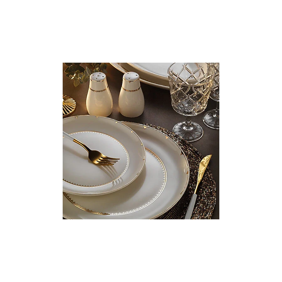 Aryıldız Bone Umbrella Gold 60 Parça 12 Kişilik Yemek Takımı