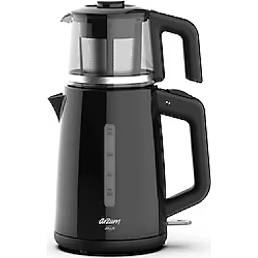 Arzum AR3151 Jollie 1650 W Cam Demlikli Çay Makinesi