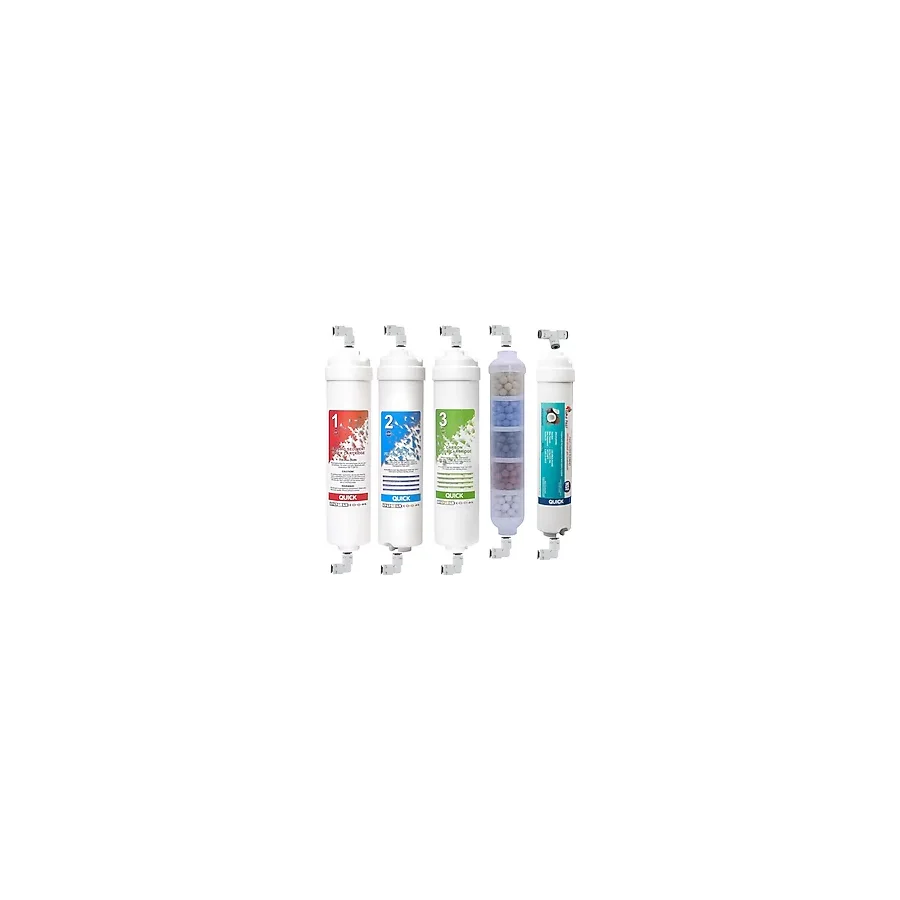 As Water Kapalı Kasa Su Arıtma Cihazı 5 'Li Inline Filtresi Seti Aşamalı ( Membransız Set )