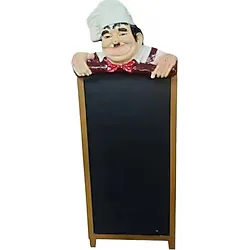 Aşçılı Menü Yazma Tahtası