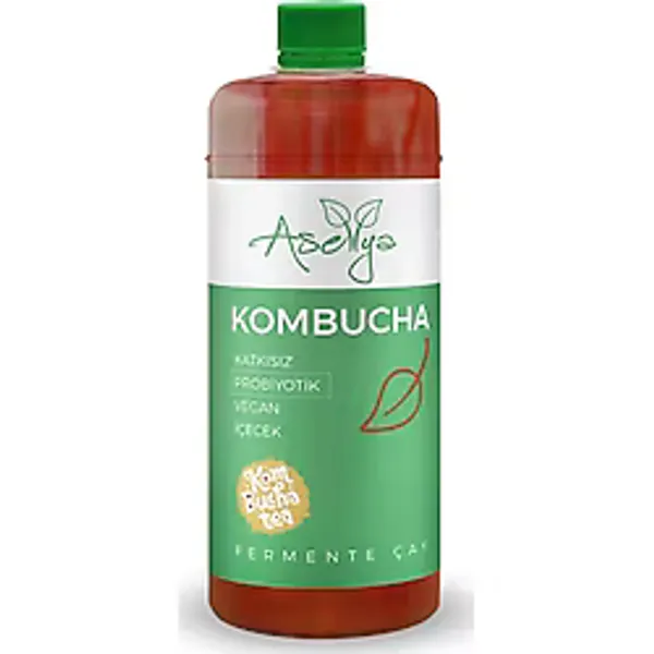 asellya sağlıklı yaşam Doğal Fermente Kombucha Çayı - Soğuk Demleme - Ev Yapımı Lezzet 3 X