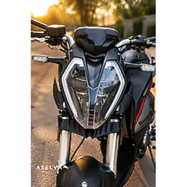 Aselva Benelli 125S Far Altı Winglet Ön Spoiler Aerodinamik Rüzgarlık Sportif Motosiklet Aksesuarı PETG 3D Baskı Siyah